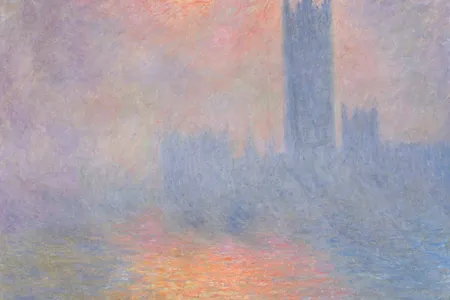 London, Parliament, Sunlight in the fog, Claude Monet,&nbsp;1904