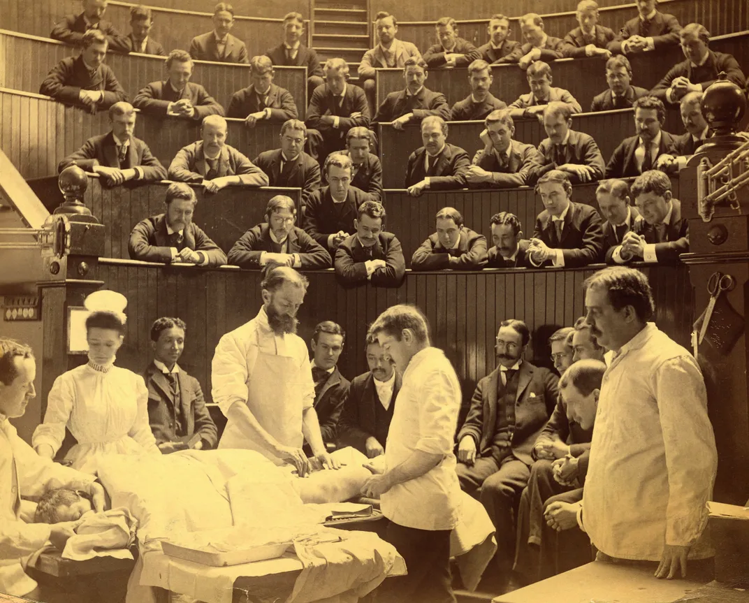 Unknown nurse in Boston, Massachusetts, 1890