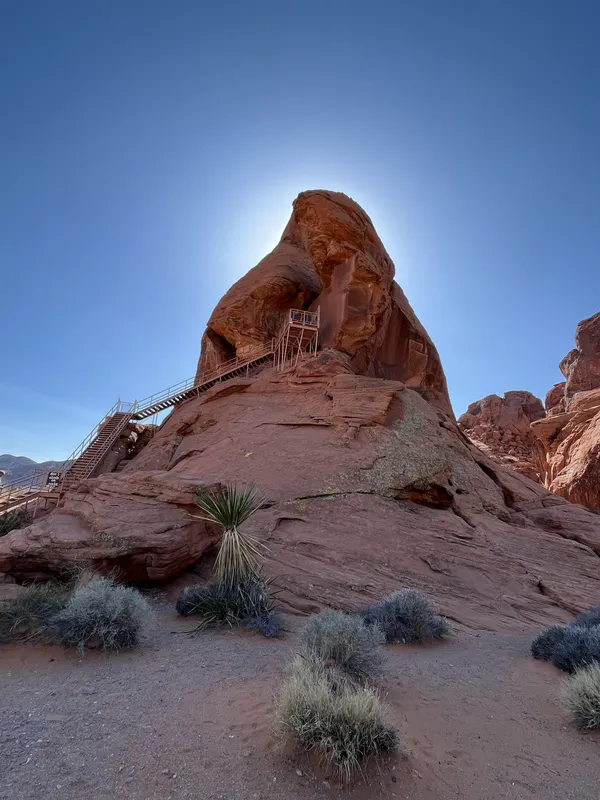 The Valley of Fire as a Silhouette! thumbnail