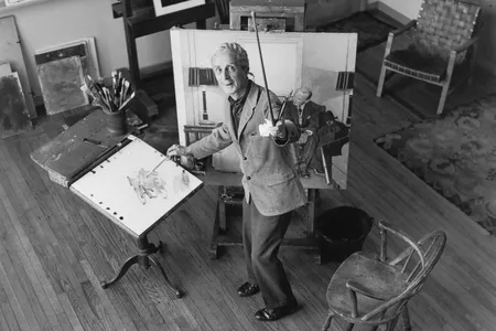 Norman Rockwell (above in a 1968 photograph by Garry Camp Burdick), who created more than 300 original covers for the Saturday Evening Post over the course of his long career, was already widely known for his rich visualizations of the American dream when he set about the challenging task of animating FDR's Four Freedoms.
