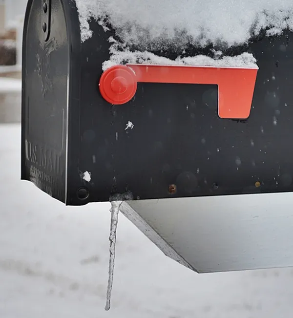 A mailbox in the winter snow thumbnail