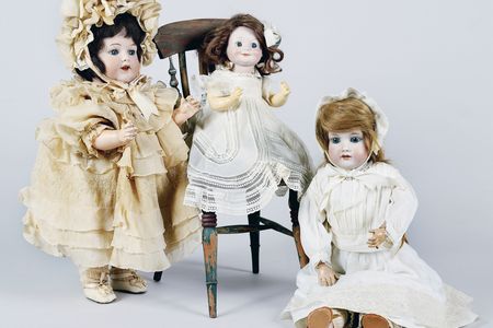 Twentieth-century porcelain dolls made by German company Armand Marseille