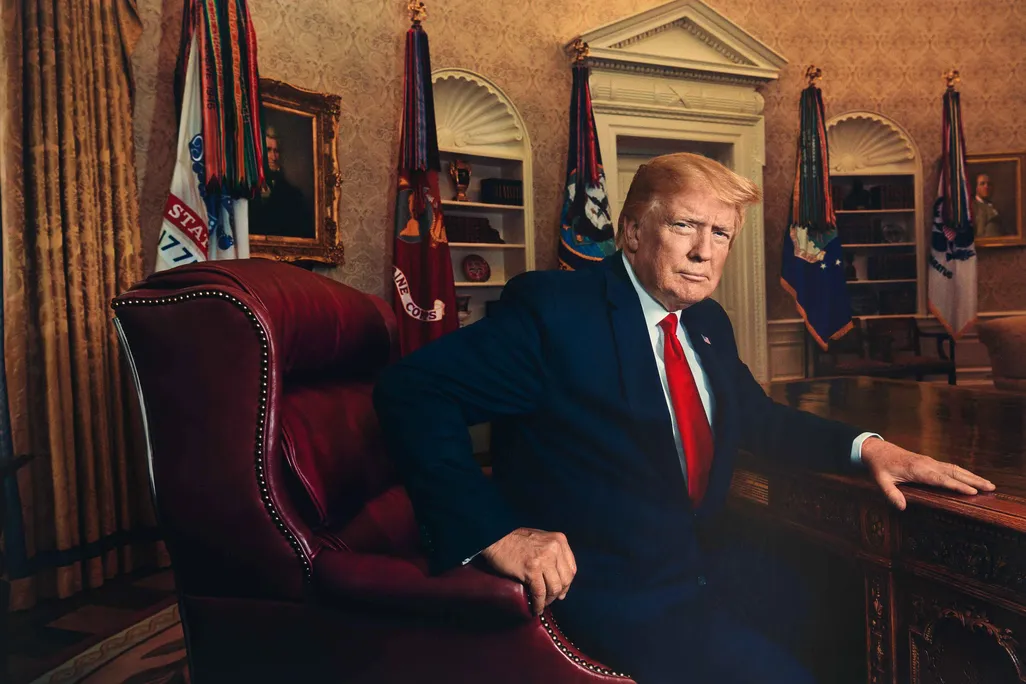 Trump at the Resolute Desk