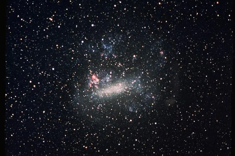 The Large Magellanic Cloud, a satellite galaxy of the Milky Way. Picture taken by Hubble