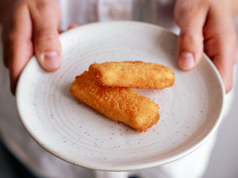 Lab-grown fish sticks