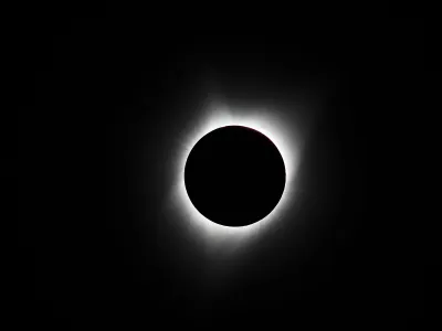 The total solar eclipse of 2017 as seen from Monmouth, Oregon
