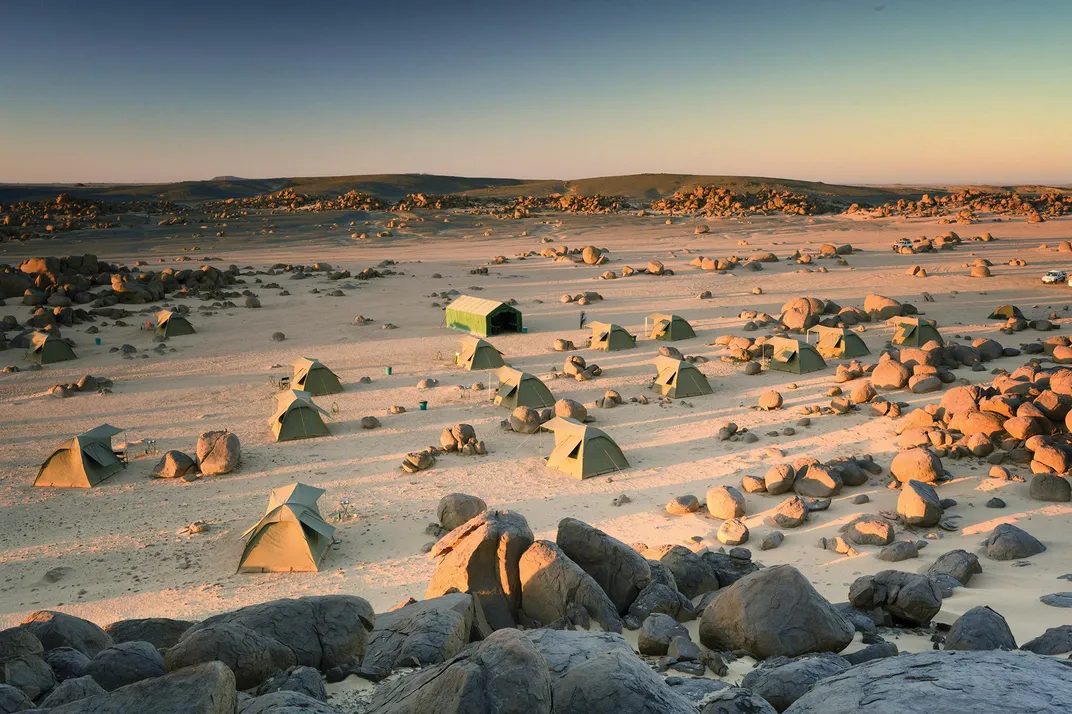 Tent camps in the Bayuda Desert