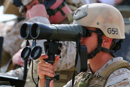 US Marine forward air controllers