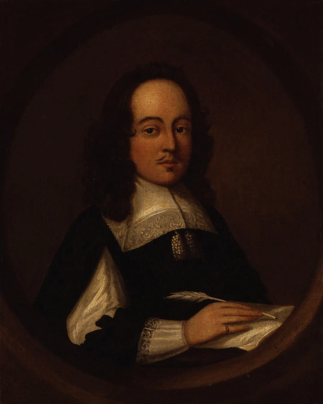 A 1657 portrait of Edward Cocker