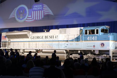 The train carrying President George H. W. Bush, following in the tradition of Lincoln, Garfield and Eisenhower, will travel along a published 70-mile route so that mourners can gather along the way to witness the journey.