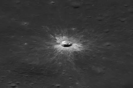 An image of the crater captured by NASA&rsquo;s Lunar Reconnaissance Orbiter on March 3, 2026.