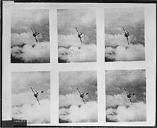 Buzz Aldrin scores a hit during the Korean War.
