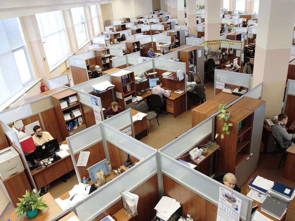 Workers in an office