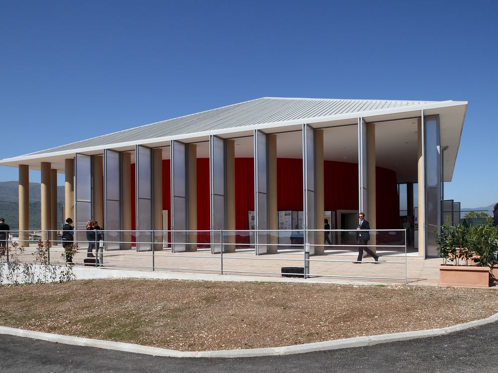 Concert Hall In L'Aquila, Italy