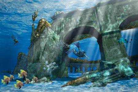 The Pearl of Dubai is half adventure park, half marine sanctuary.