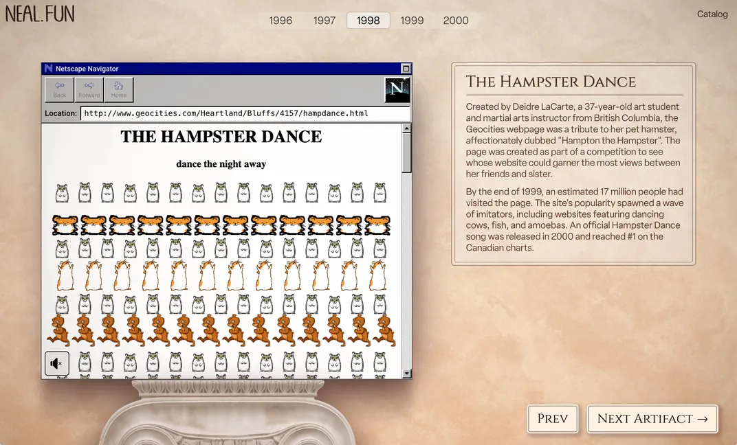 Hampster Dance Artifact