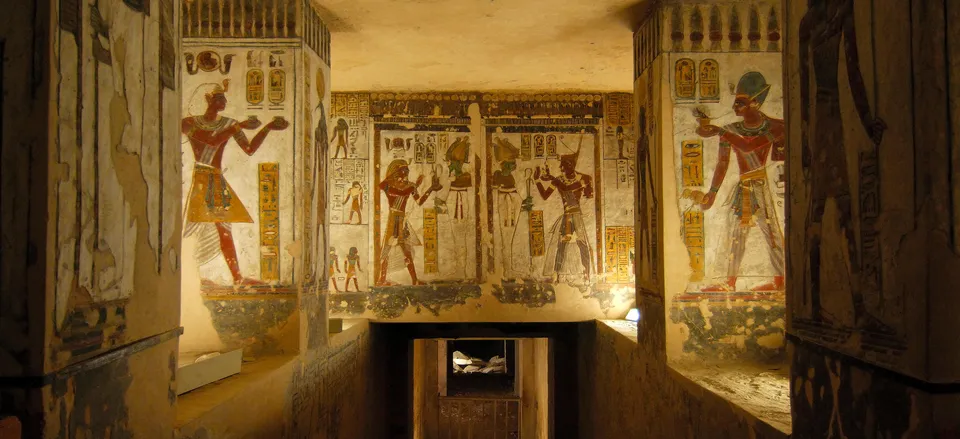  The tomb of Ramses II, Valley of the Kings 