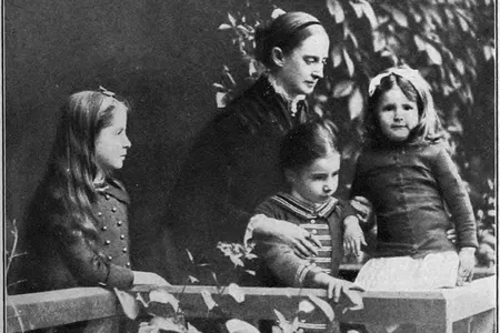 The wife and daughters of Mark Twain