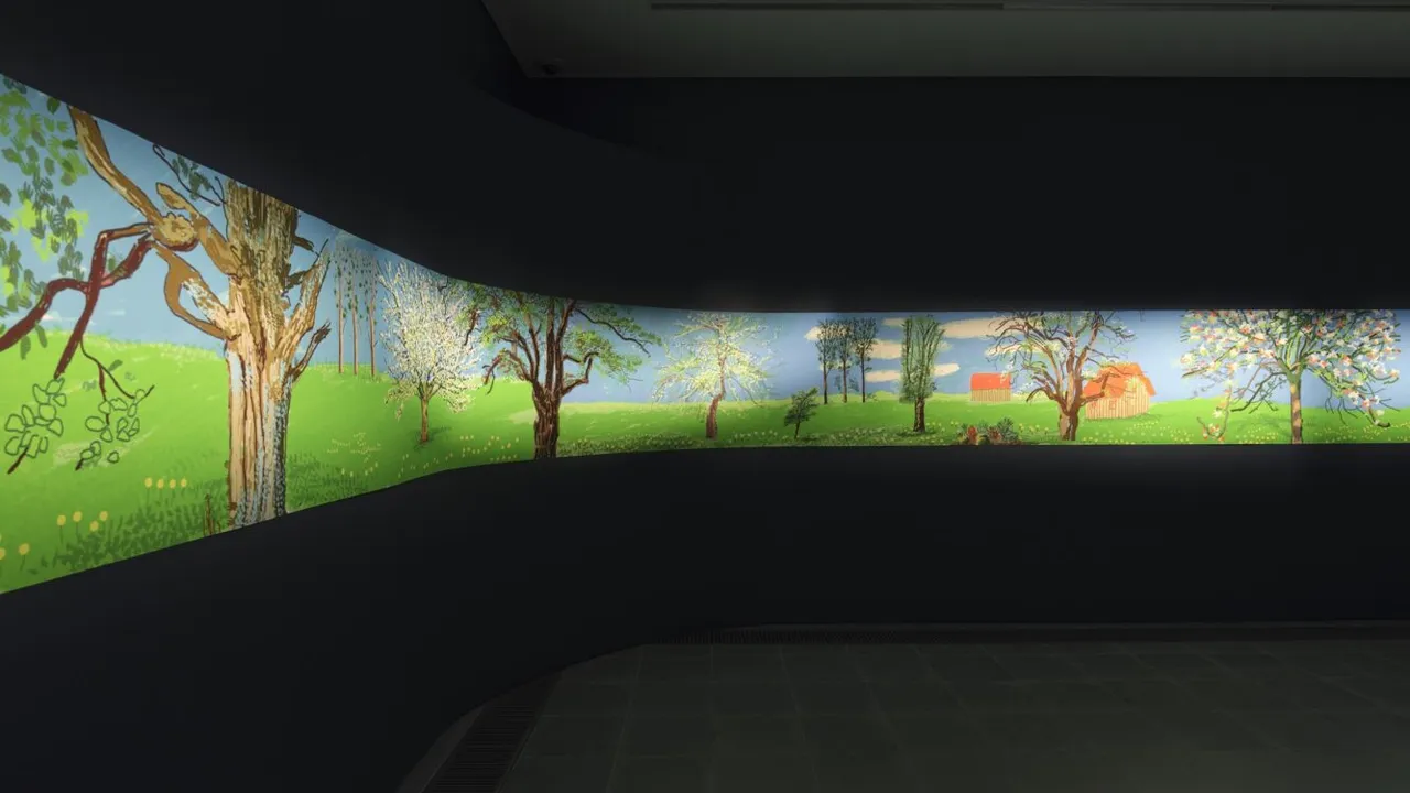 David Hockney Used an iPad to Create This Sprawling 295-Foot-Long