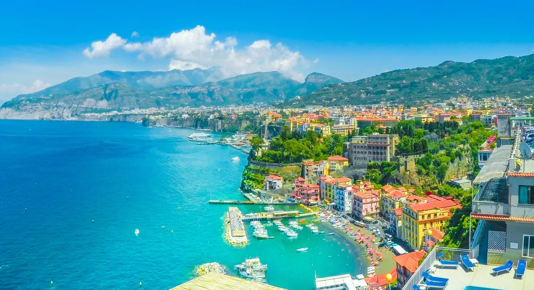 The delightful town of Sorrento