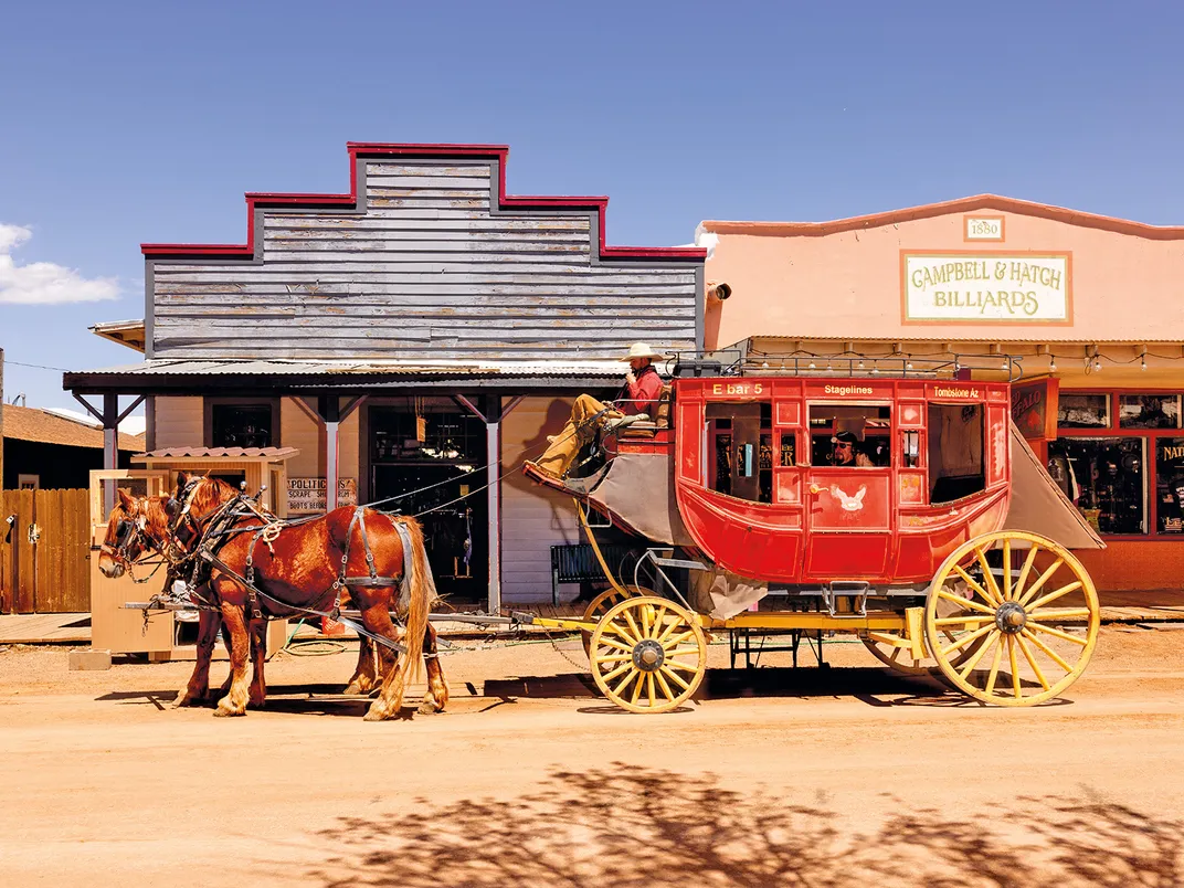 A stagecoach