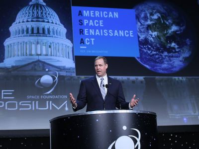 Rep. Jim Bridenstine outlines his proposed American Space Renaissance Act at a recent Space Foundation Symposium