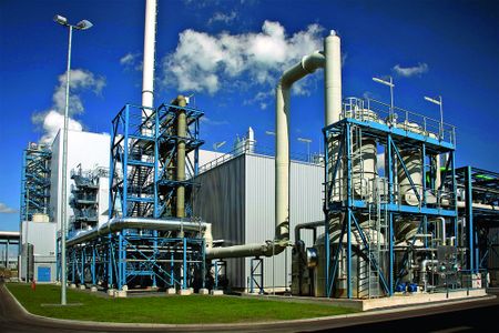 A carbon capture and storage plant in Germany.