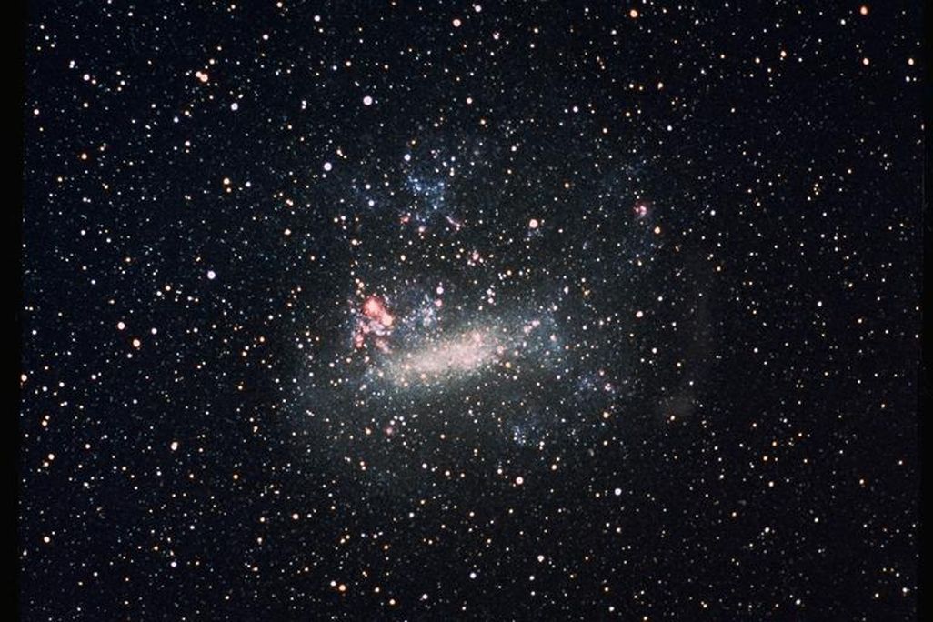 The Large Magellanic Cloud, a satellite galaxy of the Milky Way. Picture taken by Hubble