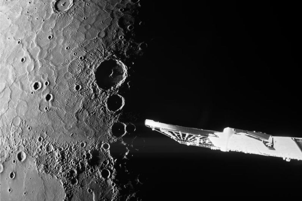 first north pole Mercury image
