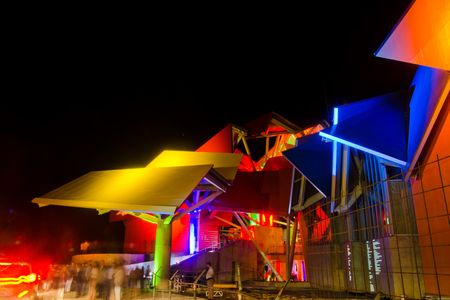 The Biomuseo brightens the night sky