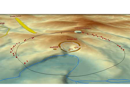 The circle of submerged shafts likely acted as a boundary for a sacred area or precinct associated with the Durrington Walls henge.