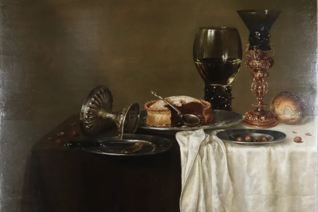 A still life painting made by Dutch artist Gerrit Willemsz. Heda.