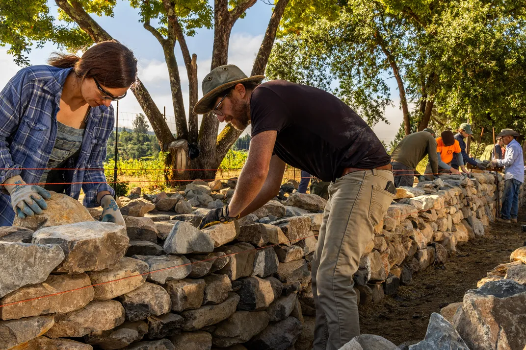 Dry stone workshop
