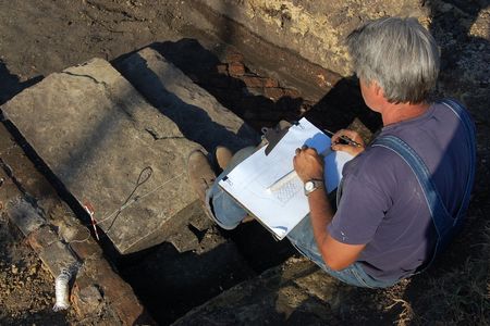 "House A" excavation detail