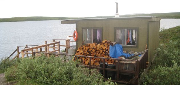 sauna in Toolik