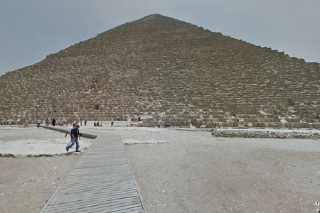 Khufu Pyramid at Giza.