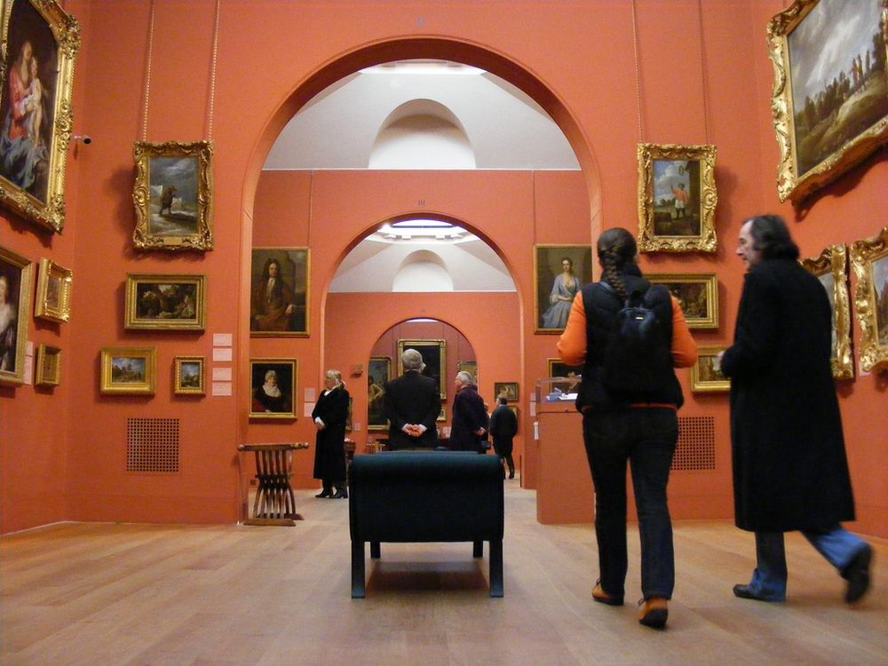 Inside Dulwich Picture Gallery