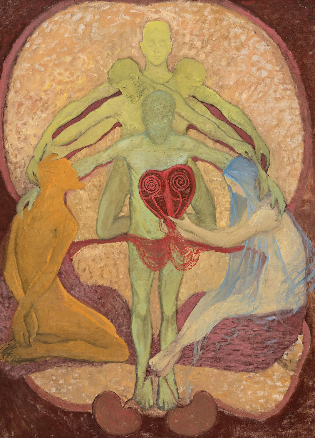 Les Grandes Peintures Figuratives, No. 4, Hilma af Klint, 1907