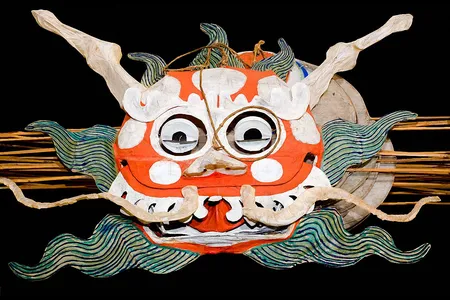 Dragons and fish are traditional subjects for Chinese kite makers.
