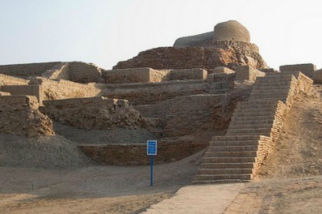 Part of the city of Mohenjo Daro
