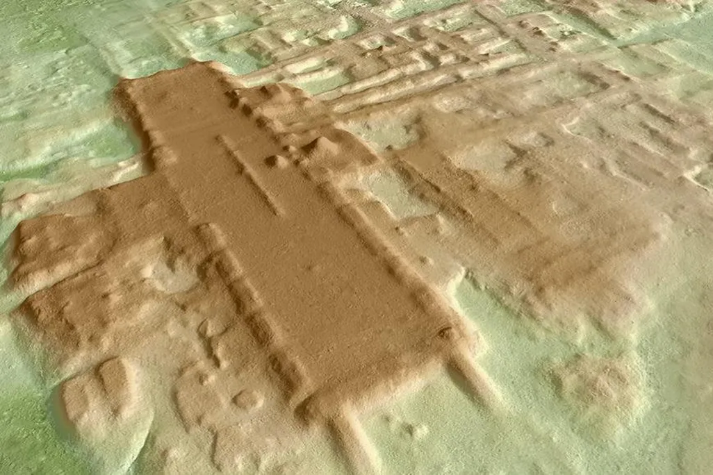 LiDAR scan of site