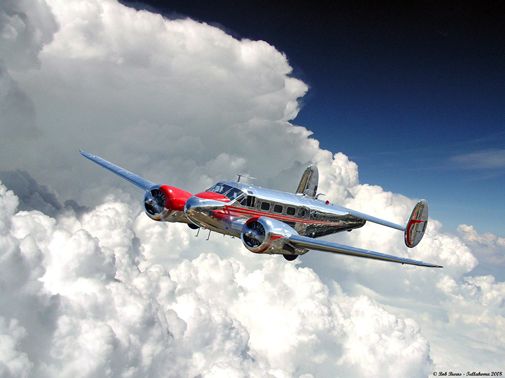 Parish Beech 18 with clouds-505.jpg