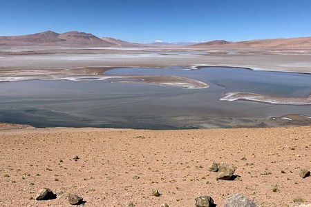 Life could have originated on Mars in an environment like this salt flat in South America's Altiplano region.