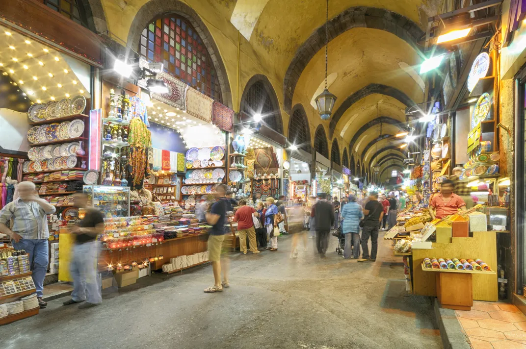 The Grand Bazaar in Istanbul