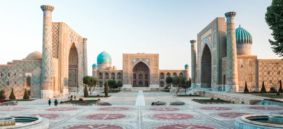  The Registan complex, Samarkand, Uzbekistan 