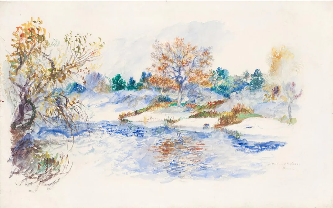 Landscape, Autumnal Effect, Pierre-Auguste Renoir