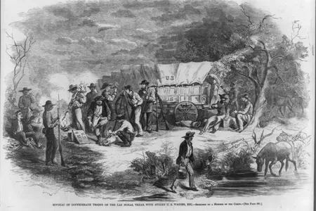 Confederate Troops on the Las Moras, Texas