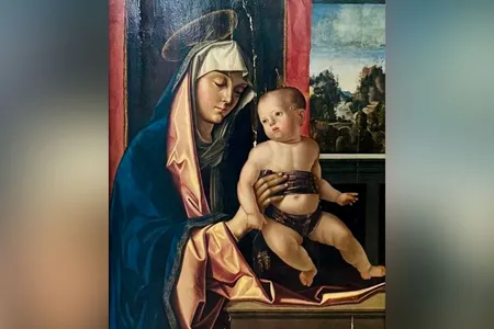 Antonio Solario&#39;s&nbsp;Madonna and Child