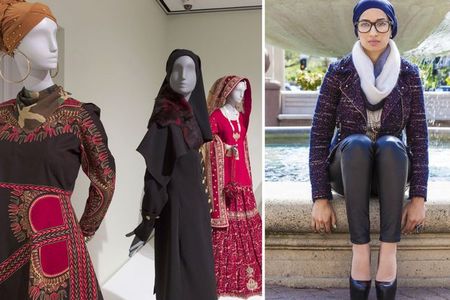 Saba Ali, right, and Contemporary Muslim Fashions from the Cooper Hewitt, Smithsonian Design Museum
