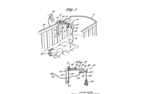 Turn on this baby patting machine and slowly, quietly back away.
